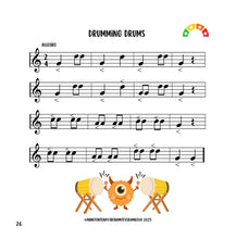 Load image into Gallery viewer, The Book of Music Flute Monsters - Silly Melodies - PDF