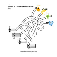 Load image into Gallery viewer, Alfabe canavarları - sol anahtarı