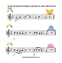 Load image into Gallery viewer, Musikbogen Fløjtemonstrene - Skøre Melodier