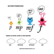 Load image into Gallery viewer, Musikmonster Bücher - Theorie-Monster Violinschlüssel