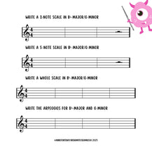 Load image into Gallery viewer, The Book of Flute Monsters - Scales and Arpeggios - PDF