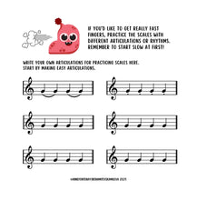 Load image into Gallery viewer, The Book of Flute Monsters - Scales and Arpeggios - PDF