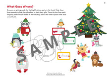 Load image into Gallery viewer, Santa's B A G bundle of activities