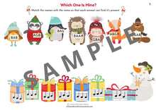 Load image into Gallery viewer, Santa's B A G bundle of activities