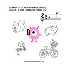 Load image into Gallery viewer, Alfabe canavarları - sol anahtarı