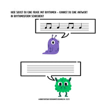 Load image into Gallery viewer, Musikmonster Bücher: Rhythmus-Monster - für alle Instrumente