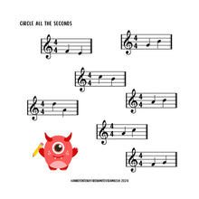 Load image into Gallery viewer, The Book of Music Flute Monsters - fast fingers - PDF