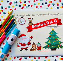 Load image into Gallery viewer, Santa's B A G bundle of activities