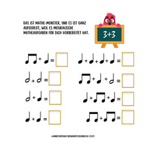 Load image into Gallery viewer, Musikmonster Bücher - Theorie-Monster Violinschlüssel
