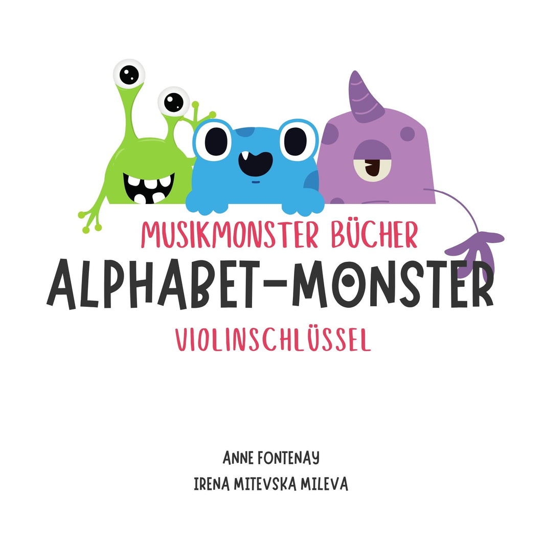 Musikmonster Bücher: Alphabet-Monster - Violinschlüssel