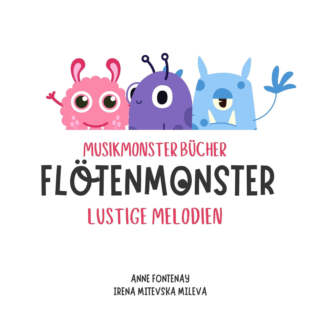 Musikmonster Bücher: FlötenMonster - Lustige Melodien (PDF)