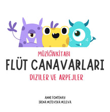 Load image into Gallery viewer, FLÜT CANAVARLARI - Diziler ve arpejler PDF
