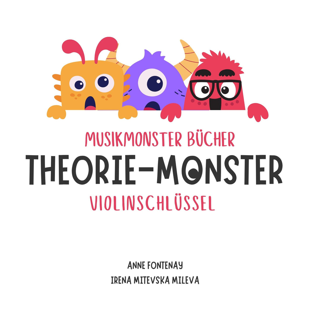 Musikmonster Bücher - Theorie-Monster Violinschlüssel