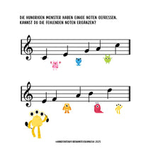 Load image into Gallery viewer, Musikmonster Bücher: Alphabet-Monster - Violinschlüssel
