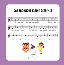 Load image into Gallery viewer, Das Kleine Gespenst Rettet Den Tag  - für Flötenkopfstück und Erzähler:in (PDF)
