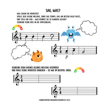 Load image into Gallery viewer, Musikmonster Bücher: FlötenMonster - Lustige Melodien (PDF)

