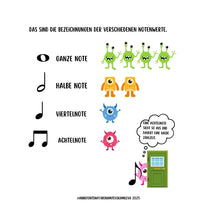 Load image into Gallery viewer, Musikmonster Bücher: Rhythmus-Monster - für alle Instrumente
