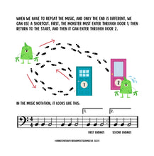 Load image into Gallery viewer, The Book of Music Theory Monsters - Bass clef - PDF
