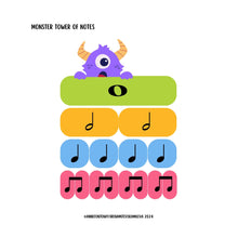 Load image into Gallery viewer, The Book of Music Rhythm Monsters - all instruments
