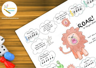 Roar board game. Toot and Hoot Flute Method. Games and Activities.